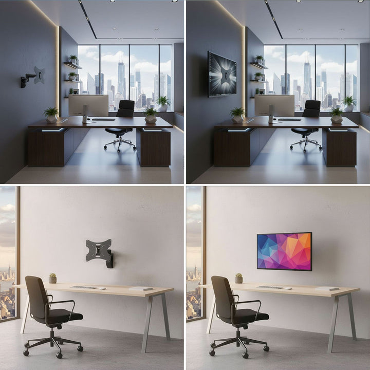 Maclean držač za TV ili monitor, univerzalni, max. VESA 200x200, 13-42", 30 kg, crni, MC-503A B