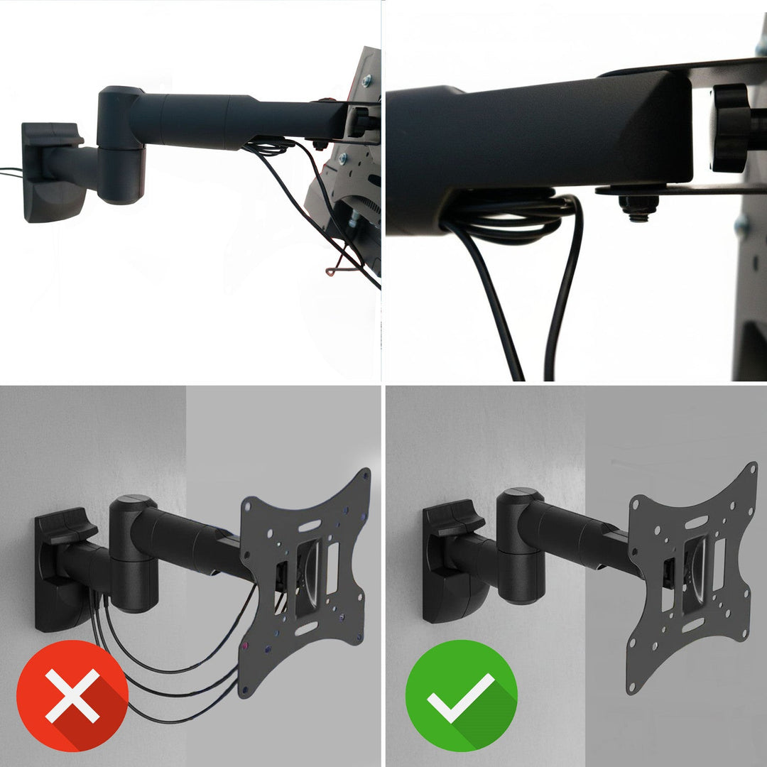 Maclean držač za TV ili monitor, univerzalni, max. VESA 200x200, 13-42", 30 kg, crni, MC-503A B
