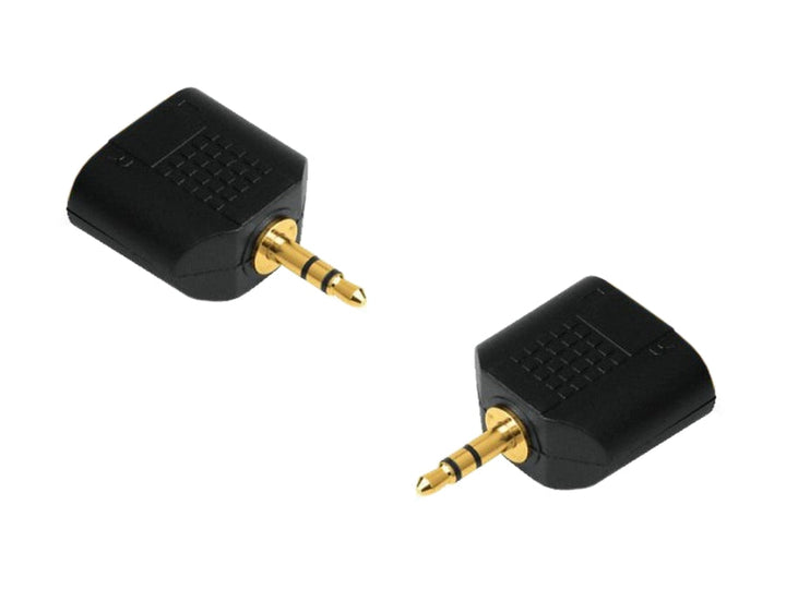 3,5 mm jack razdjelnik/2x 3,5 mm jack utičnice NH552 zlatne