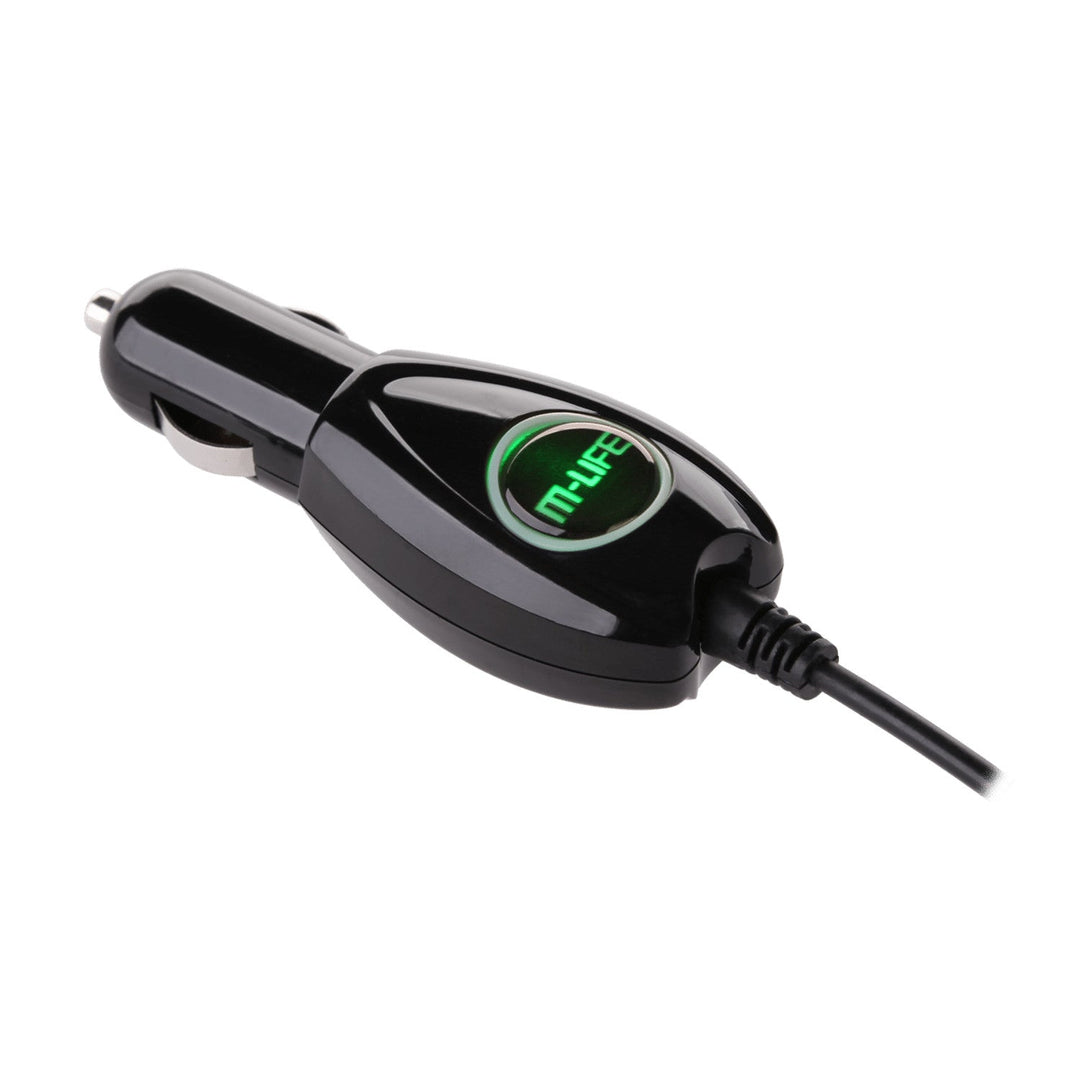 M-Life 800mAh mikroUSB punjač za automobil sa spiralnim kabelom