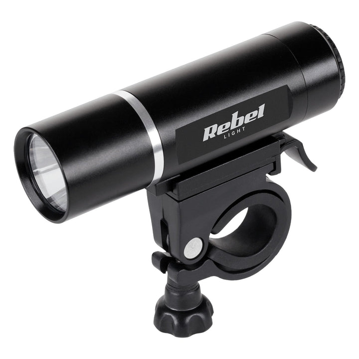 URZ0015 set biciklističkih svjetala, prednje 1x LED 3W + stražnje 3x LED, na baterije, Rebel