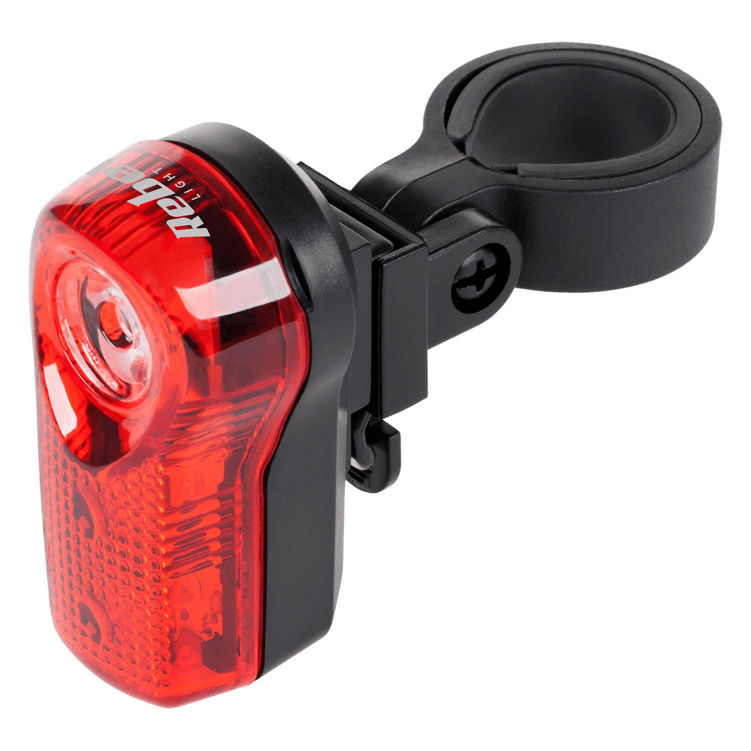 URZ0015 set biciklističkih svjetala, prednje 1x LED 3W + stražnje 3x LED, na baterije, Rebel