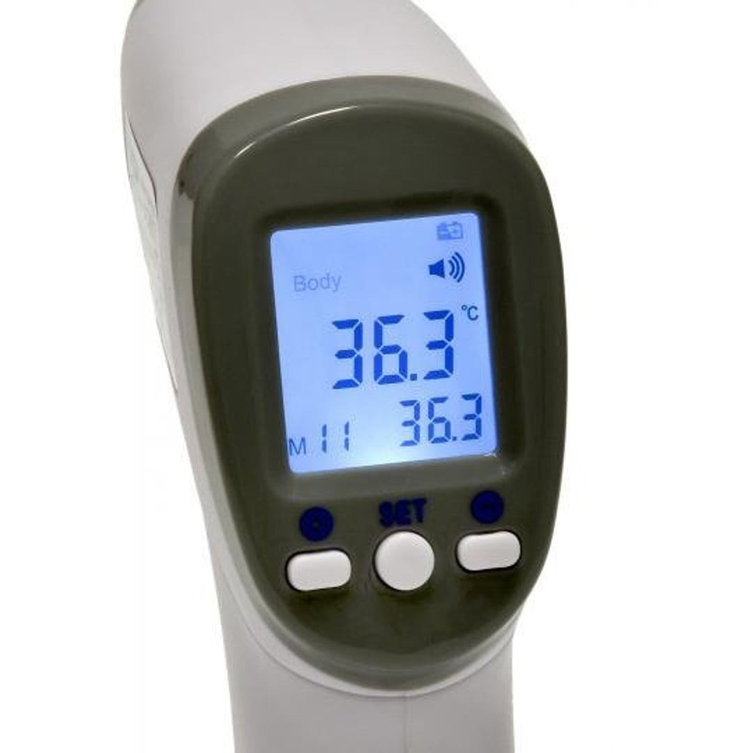 Tech-Med nekontaktni termometar, LCD zaslon, memorija za 32 rezultata, TM-F03BB