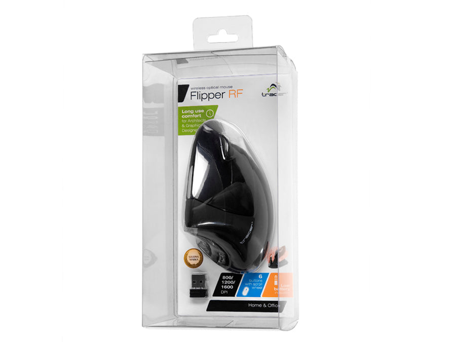 Tracer Ergonomic bežični miš s USB pozadinskim osvjetljenjem Flipper RF Nano