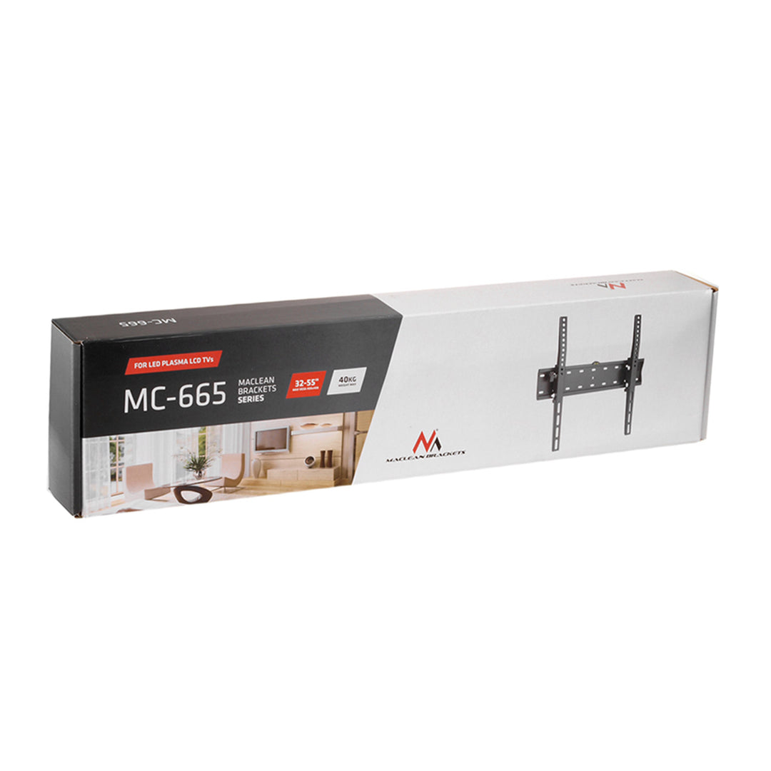 Maclean TV nosač, max. VESA 400x400, 32-75", do 40 kg, crni, MC-665