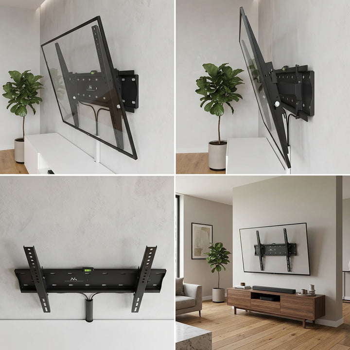 Maclean TV nosač, max. VESA 400x400, 32-75", do 40 kg, crni, MC-665