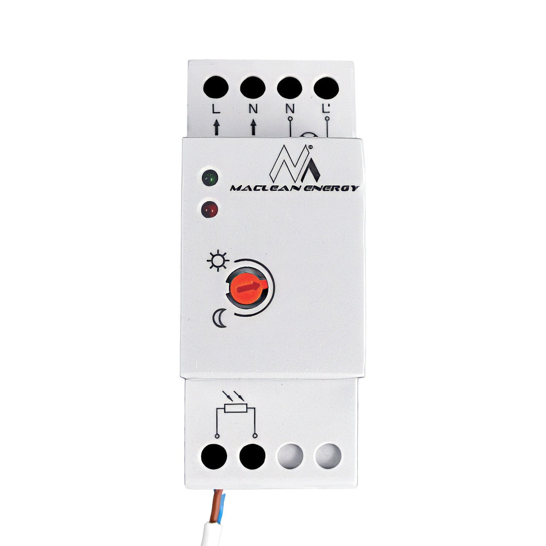 Maclean sumračni prekidač, za DIN-šinu, s vanjskom sondom, 220-240 V/AC, 50 Hz, 20 A, MCE83