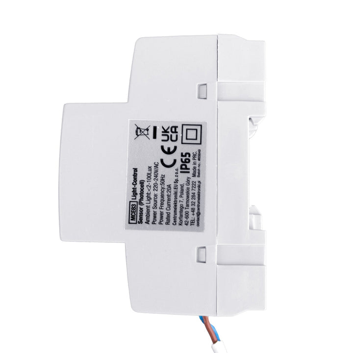 Maclean sumračni prekidač, za DIN-šinu, s vanjskom sondom, 220-240 V/AC, 50 Hz, 20 A, MCE83