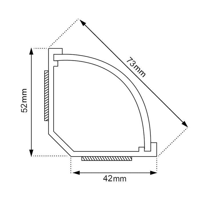 Maclean zaštitna traka za kabel, s trakom, bijela, 1,5 m, 73×42 mm, MCTV-577