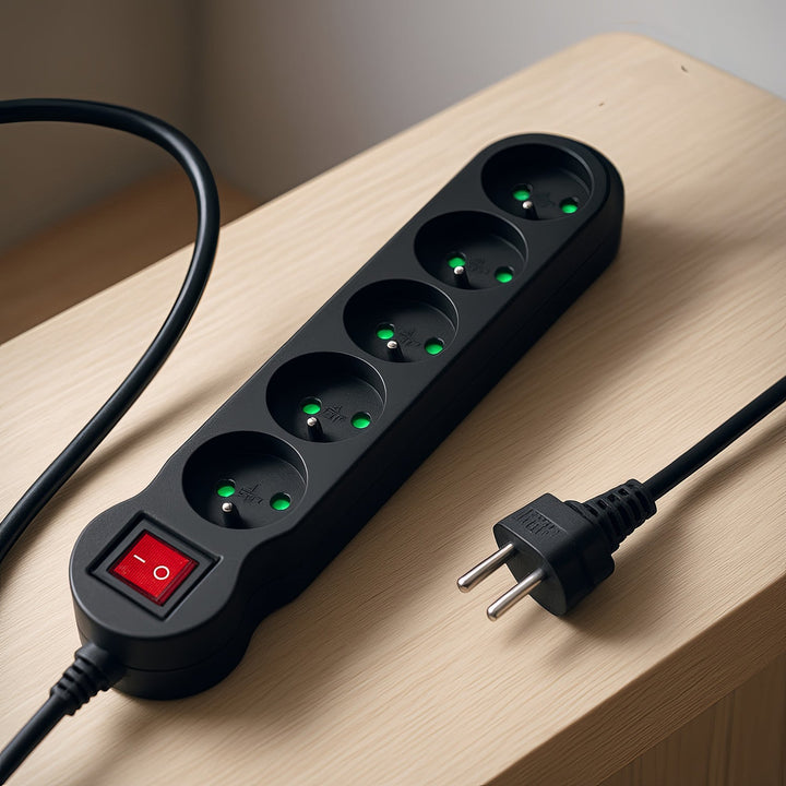 Maclean Energy MCE183 produžni kabel s 5 utičnica i prekidačem