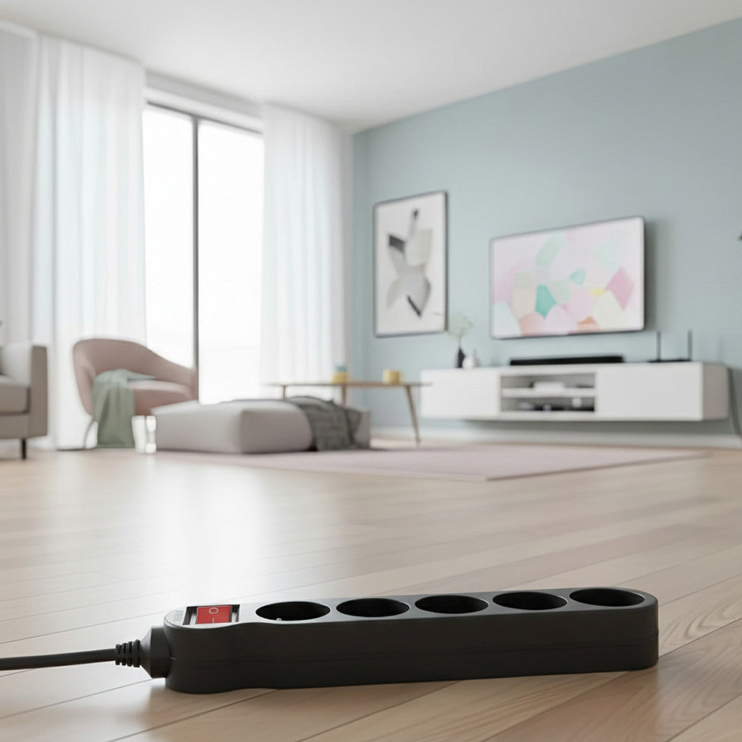 Maclean Energy MCE183 produžni kabel s 5 utičnica i prekidačem