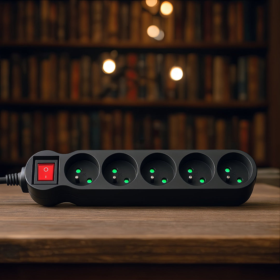 Maclean Energy MCE183 produžni kabel s 5 utičnica i prekidačem