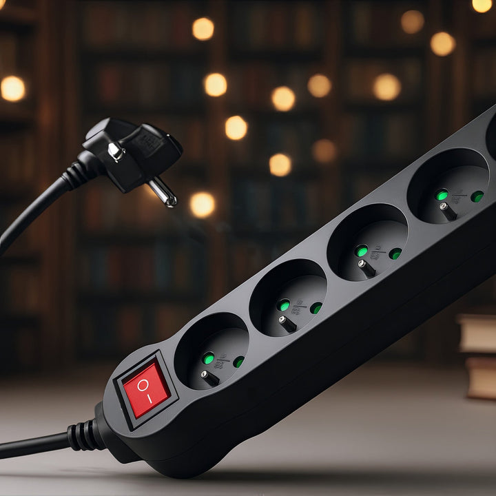 Maclean Energy MCE183 produžni kabel s 5 utičnica i prekidačem