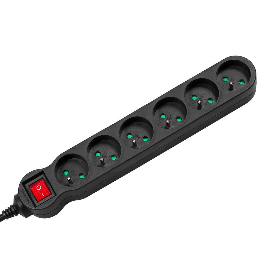Maclean Energy MCE188 produžni kabel s 6 utičnica i prekidačem