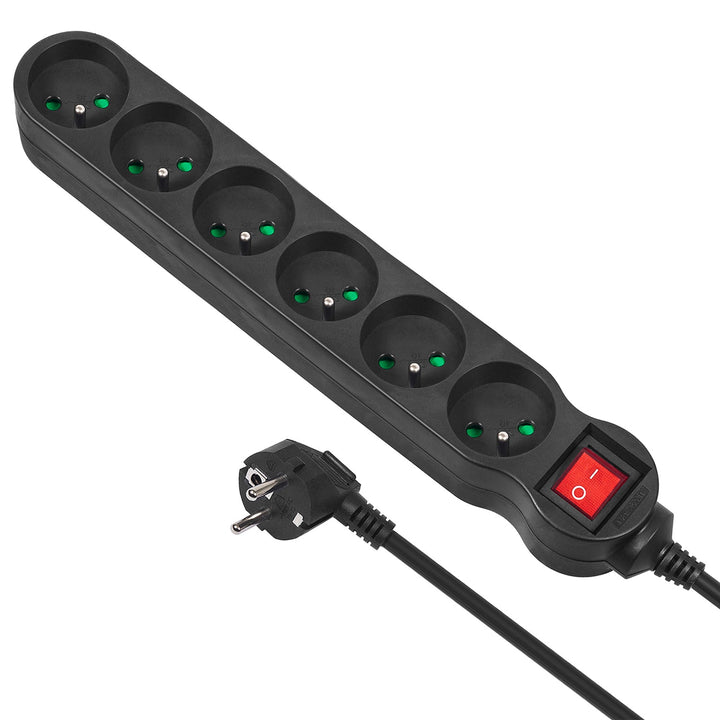 Maclean Energy MCE188 produžni kabel s 6 utičnica i prekidačem