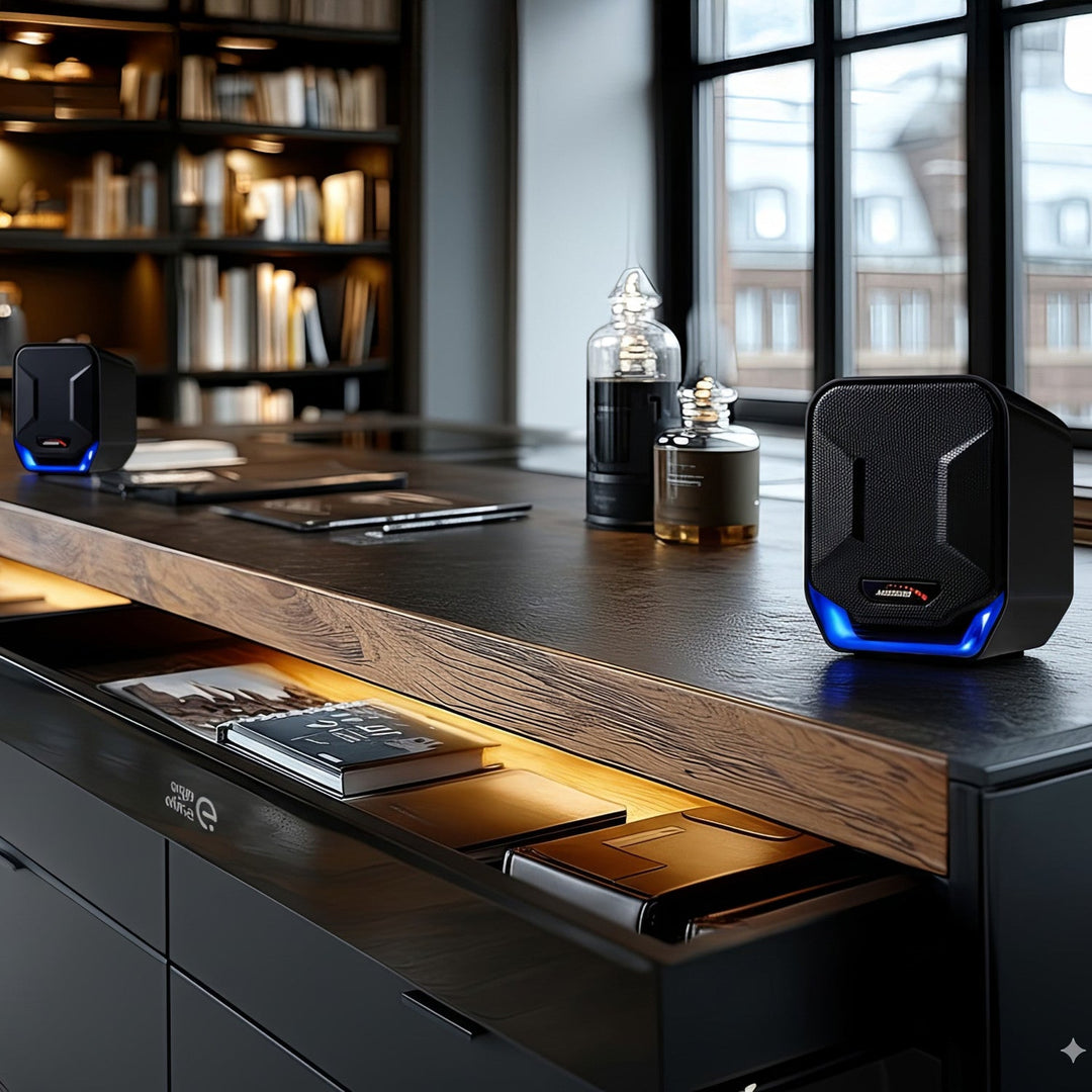 6W USB plavo-crni zvučnici za računalo Audiocore AC865 B