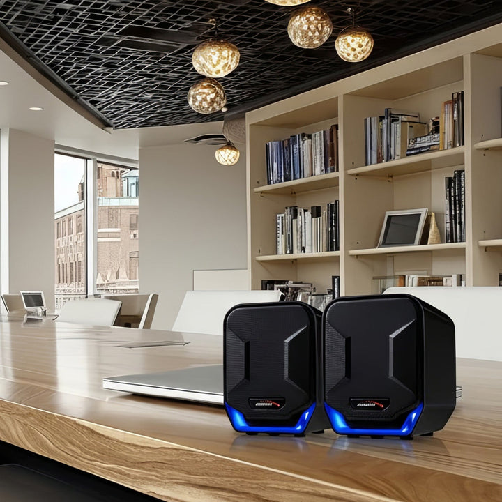 6W USB plavo-crni zvučnici za računalo Audiocore AC865 B