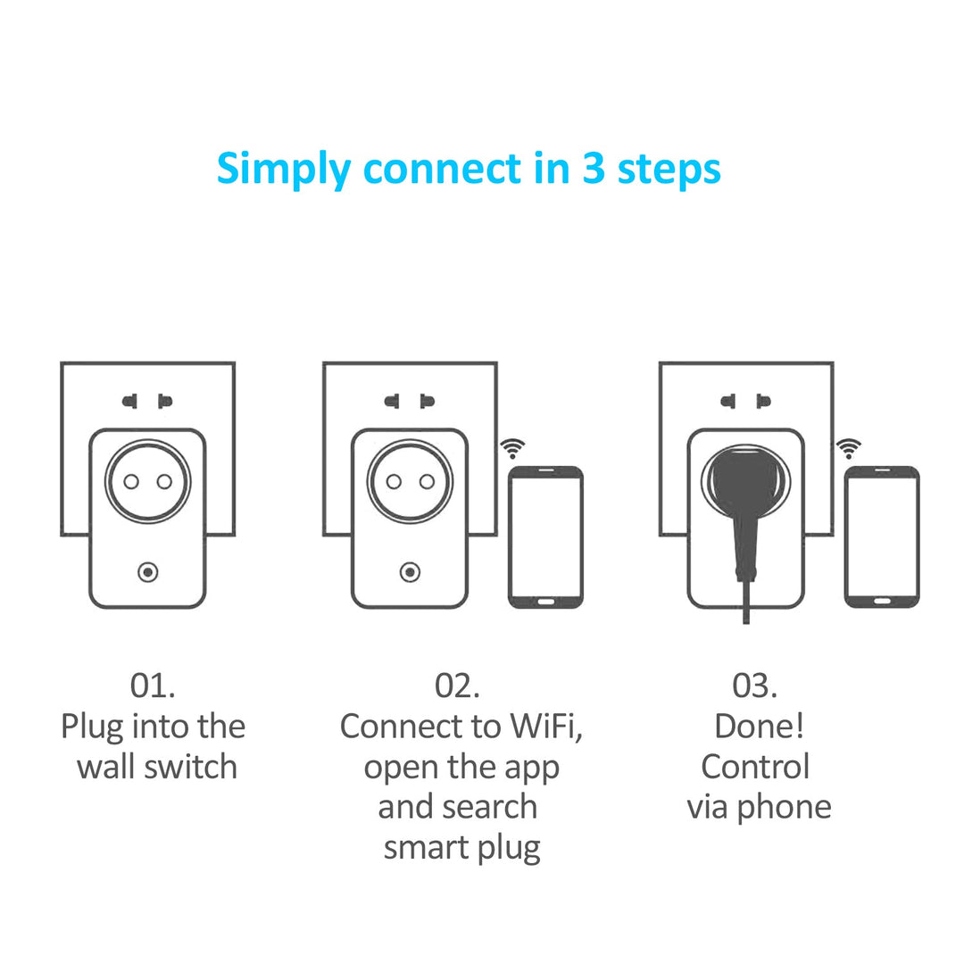 GreenBlue GB155G pametna WiFi utičnica može se upravljati putem iOS ili Android aplikacije.