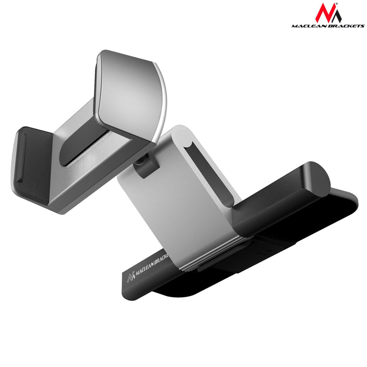 Držač za mobitel za montažu u Maclean CD utor, Comfort serija, aluminij + ABS, MC-782