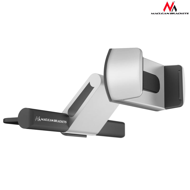 Držač za mobitel za montažu u Maclean CD utor, Comfort serija, aluminij + ABS, MC-782