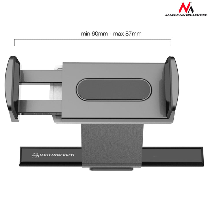 Držač za mobitel za montažu u Maclean CD utor, Comfort serija, aluminij + ABS, MC-782