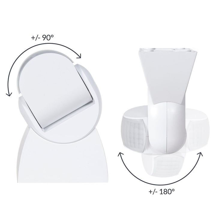 Maclean PIR senzor pokreta, infracrveni, IP65, bijeli, domet 12 m, MCE201W