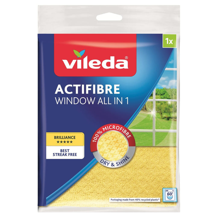 Vileda Actifibre PVA krpa za prozore, 36x32 cm, mikrovlakna