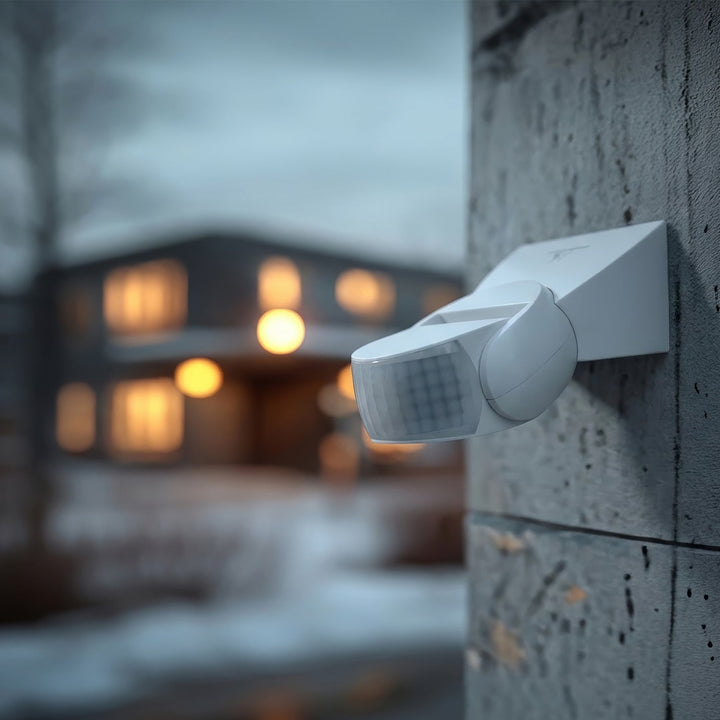 Infracrveni senzor pokreta s daljinskim upravljačem IP65, max 800 W (žarulja sa žarnom niti), max 1200 W (LED) MCE241 Maclean Energy