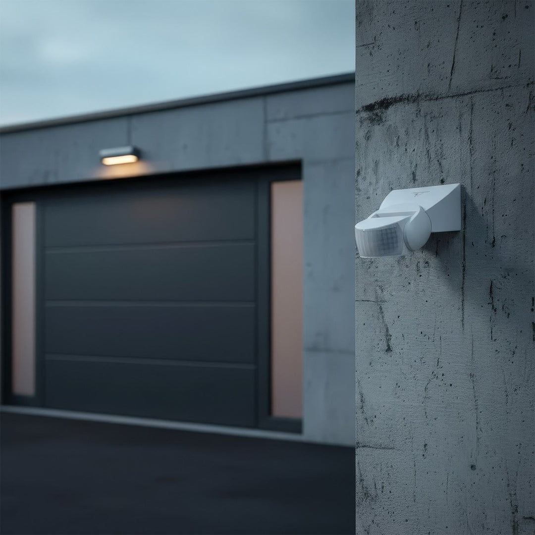 Infracrveni senzor pokreta s daljinskim upravljačem IP65, max 800 W (žarulja sa žarnom niti), max 1200 W (LED) MCE241 Maclean Energy