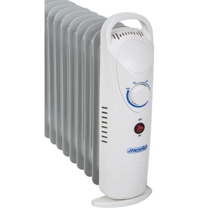 Mesko uljem punjeni radijator, 9 rebra, 1000 W, kontrola temperature, sivi, MS 7805