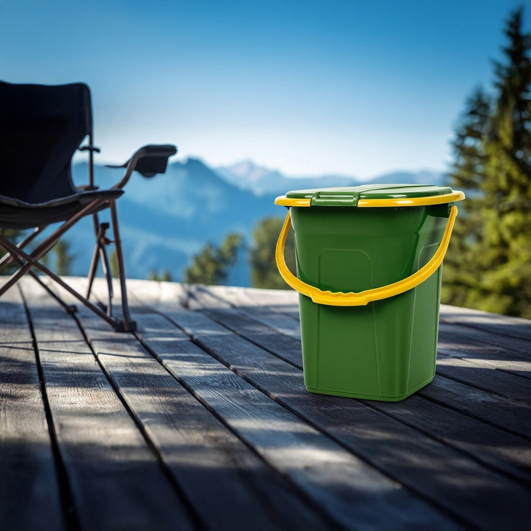 GreenBlue GB320GO prijenosni WC, tamnozeleni i narančasti