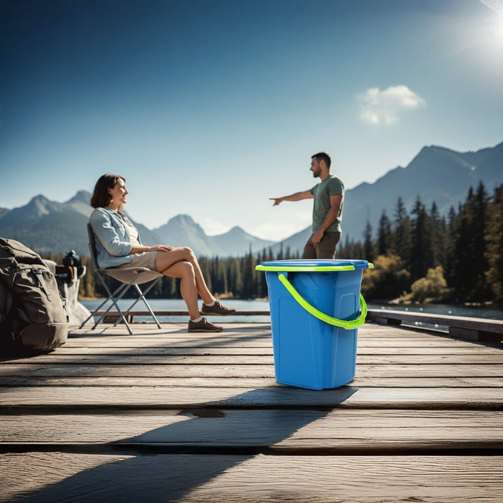 GreenBlue GB320BL prijenosni WC za plovila, boja limeta