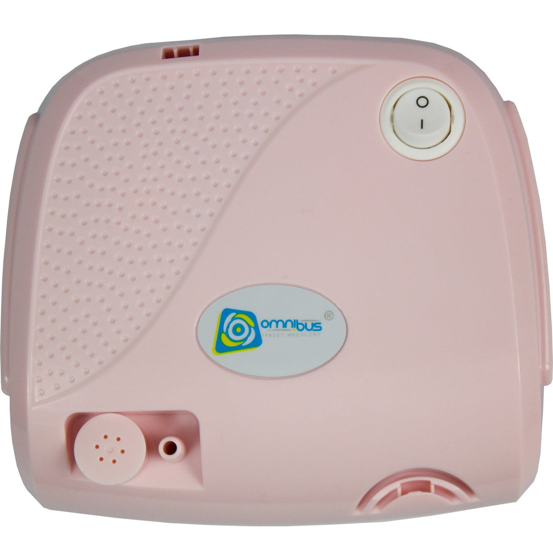 Omnibus inhalator, kontinuirani rad, 2 maske, rezervni filtri, puder-roza, BR-CN116B