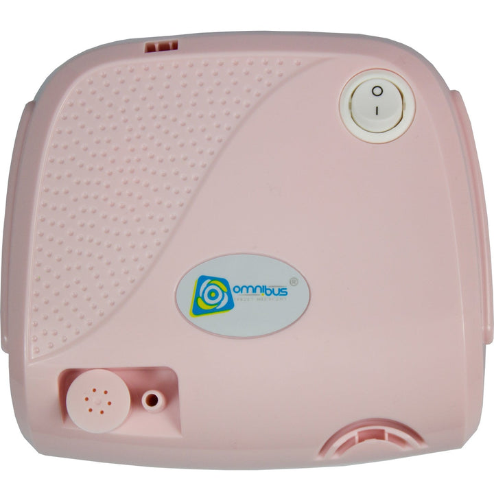 Omnibus inhalator, kontinuirani rad, 2 maske, rezervni filtri, puder-roza, BR-CN116B