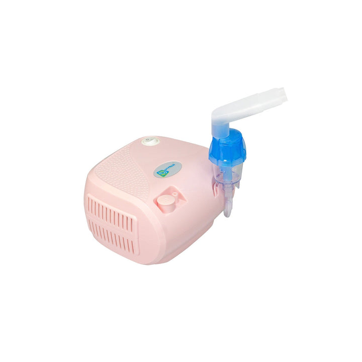 Omnibus inhalator, kontinuirani rad, 2 maske, rezervni filtri, puder-roza, BR-CN116B