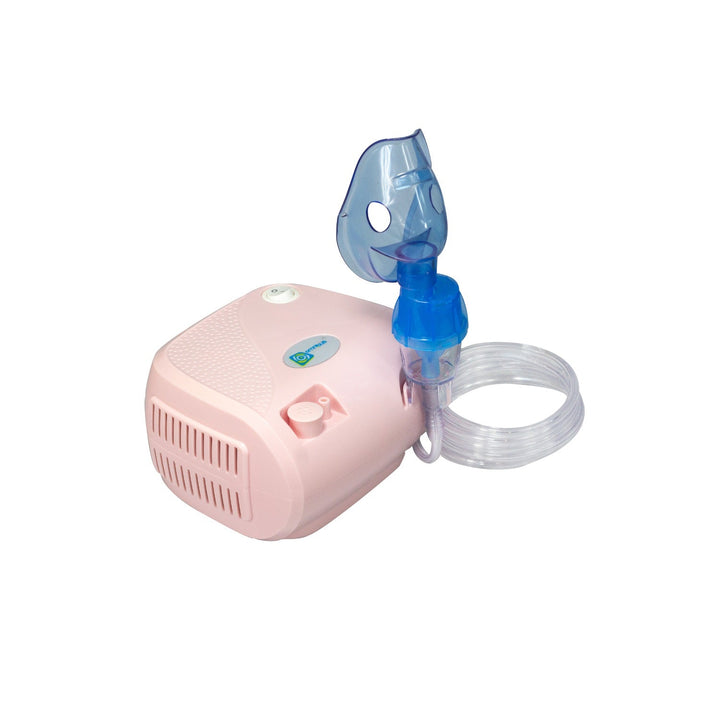 Omnibus inhalator, kontinuirani rad, 2 maske, rezervni filtri, puder-roza, BR-CN116B