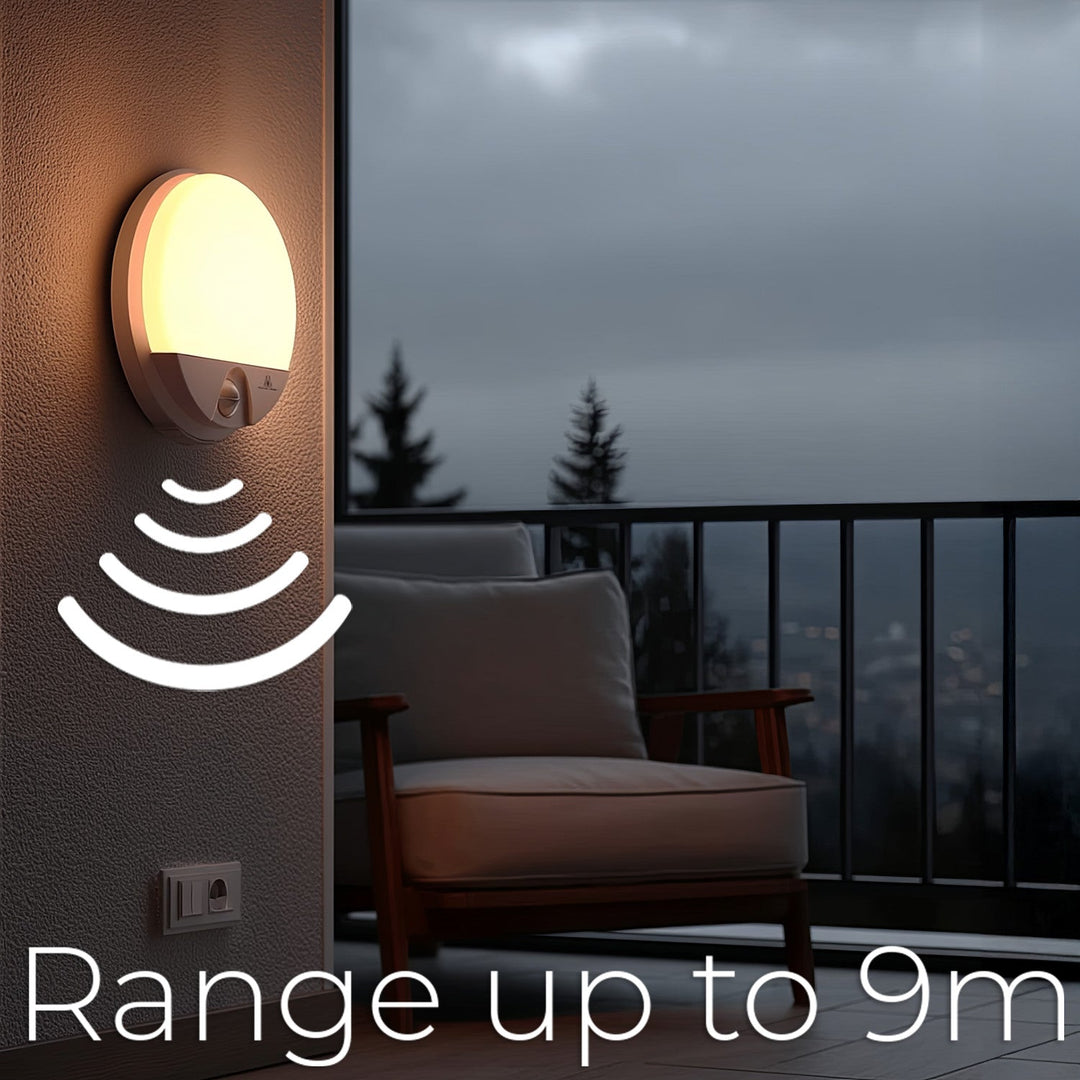 LED lampa s infracrvenim senzorom pokreta MCE291 W 1100 lm 15 W IP54 Maclean Energy, bijela