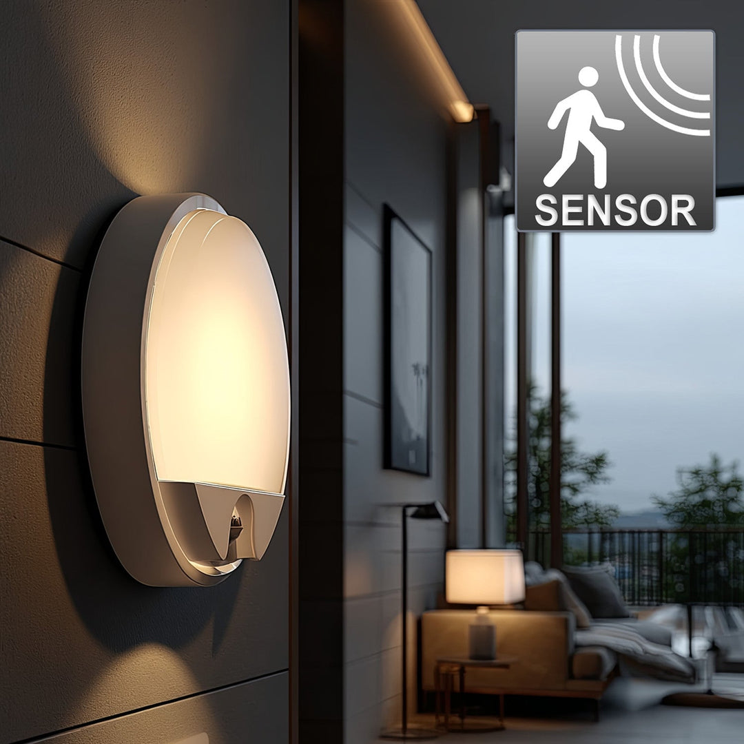 LED lampa s infracrvenim senzorom pokreta MCE291 W 1100 lm 15 W IP54 Maclean Energy, bijela