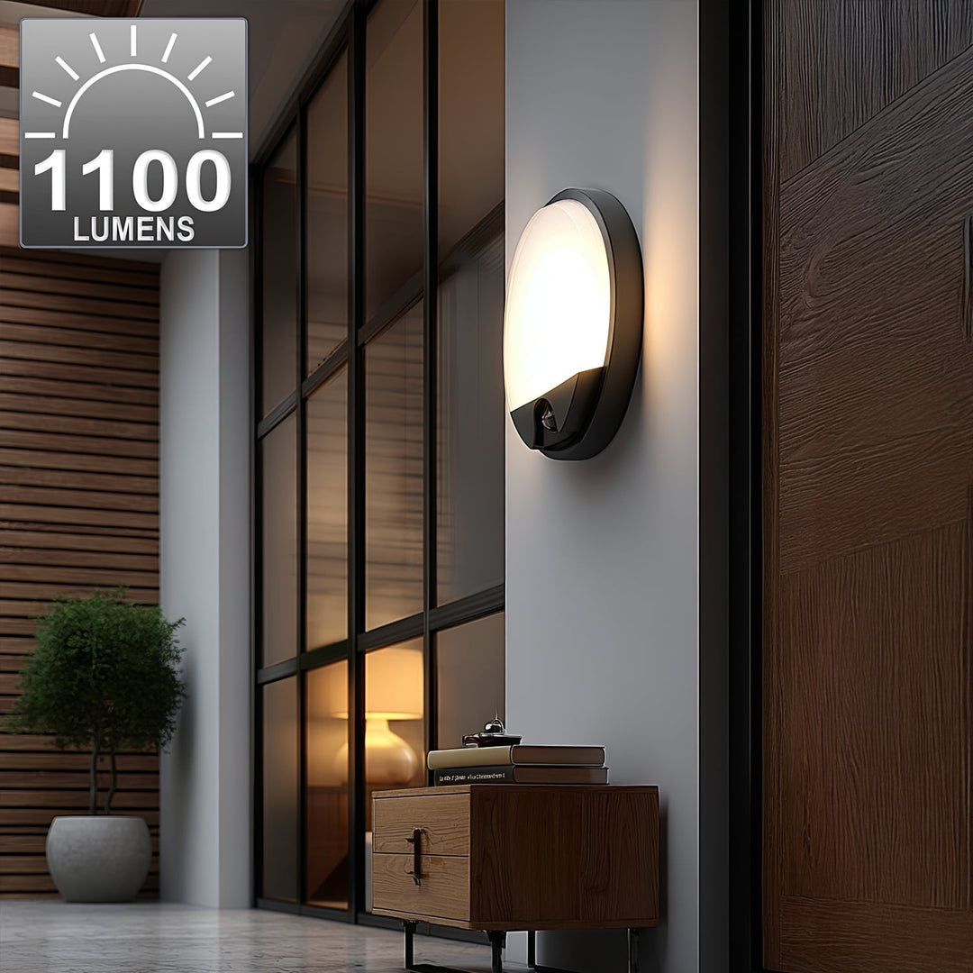 LED lampa s infracrvenim senzorom pokreta MCE291 GR 1100 lm 15 W IP54 Maclean Energy, siva