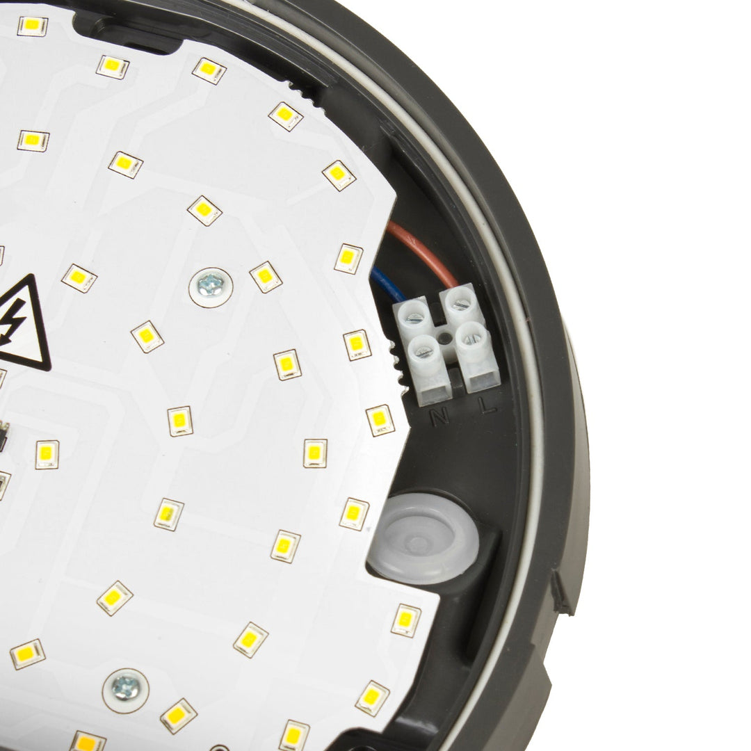 LED lampa s infracrvenim senzorom pokreta MCE291 GR 1100 lm 15 W IP54 Maclean Energy, siva