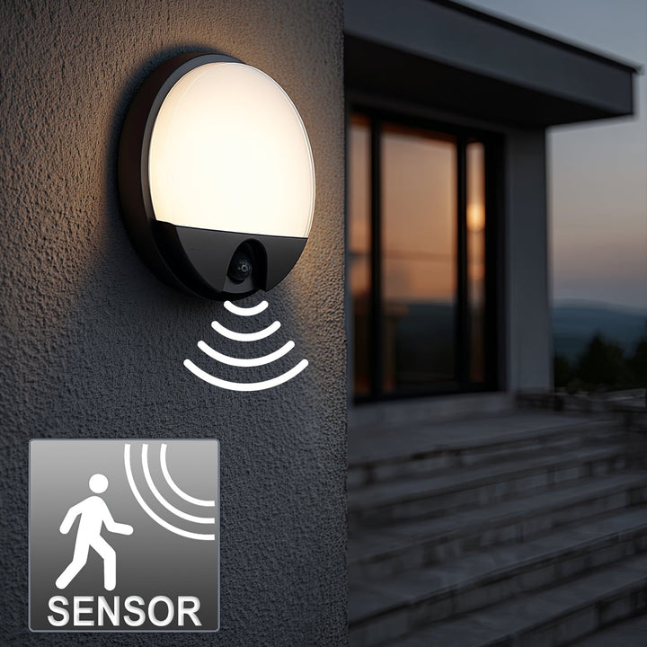 LED lampa s infracrvenim senzorom pokreta MCE291 GR 1100 lm 15 W IP54 Maclean Energy, siva
