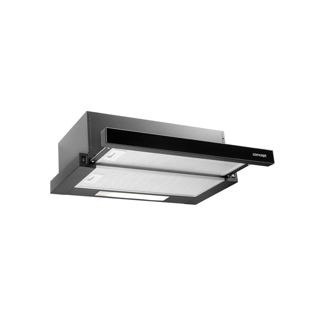 Koncept OPV3560BC 60 cm izvlačna ugradbena kuhinjska napa – crna