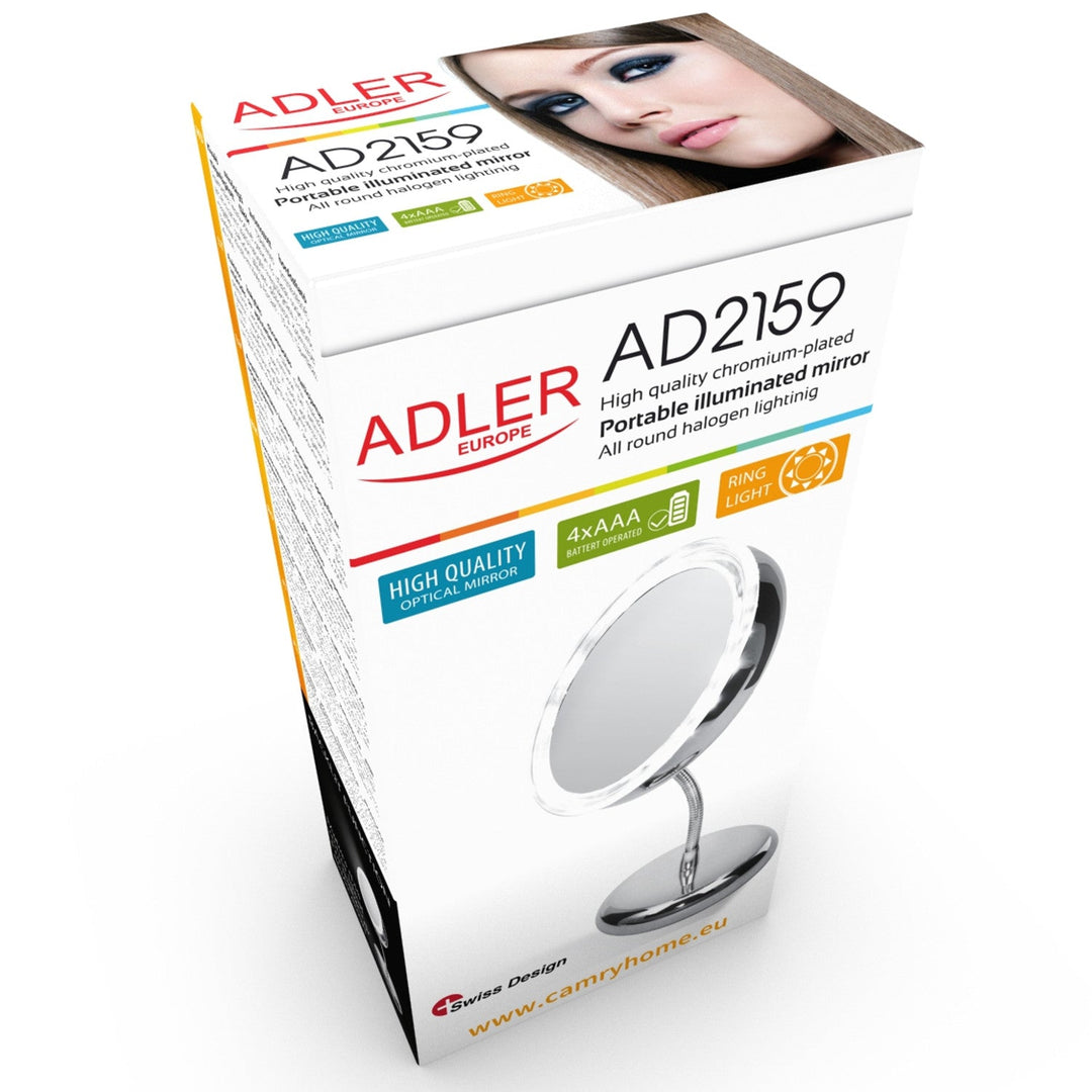 Adler AD 2159 kozmetičko ogledalo s LED rasvjetom