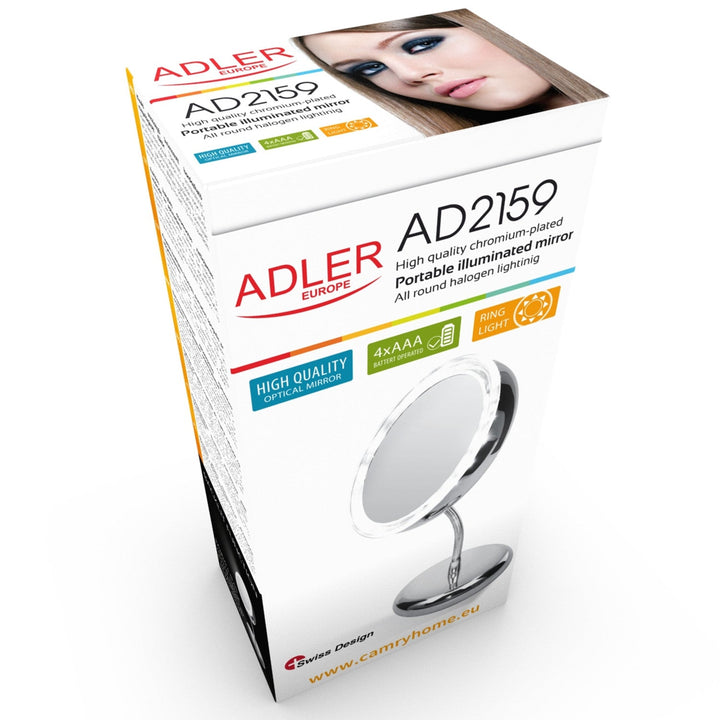 Adler AD 2159 kozmetičko ogledalo s LED rasvjetom