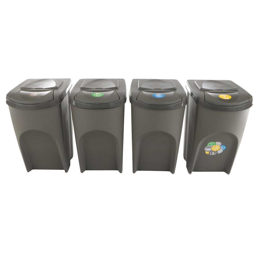 Sortibox 4x35L set siva kanta za razdvajanje otpada
