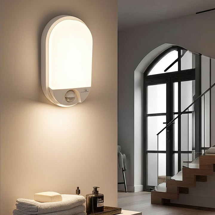 LED lampa s infracrvenim senzorom pokreta MCE340 W 1100 lm 15 W IP54 Maclean Energy, boja bijela, temperatura boje prirodno bijela (4000 K)