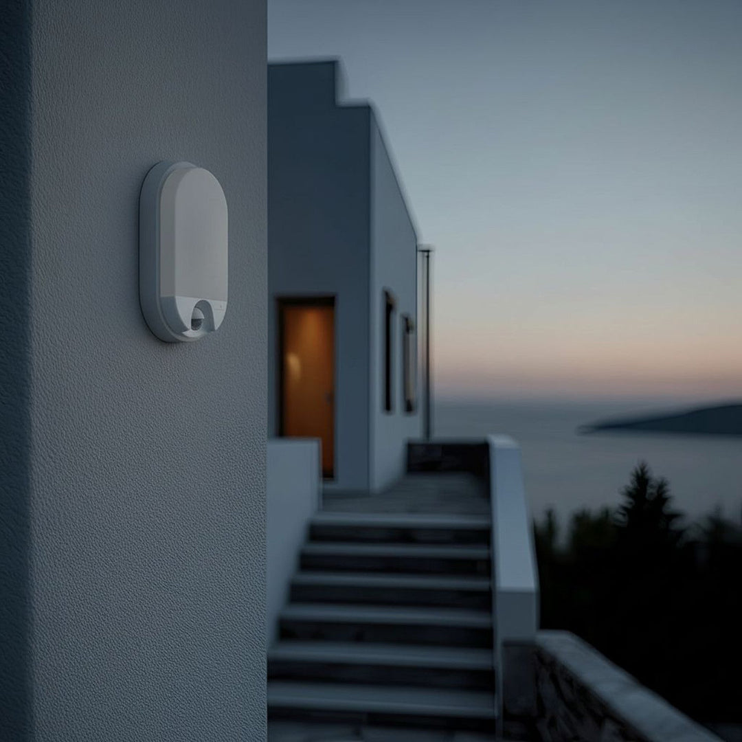 LED lampa s infracrvenim senzorom pokreta MCE340 W 1100 lm 15 W IP54 Maclean Energy, boja bijela, temperatura boje prirodno bijela (4000 K)