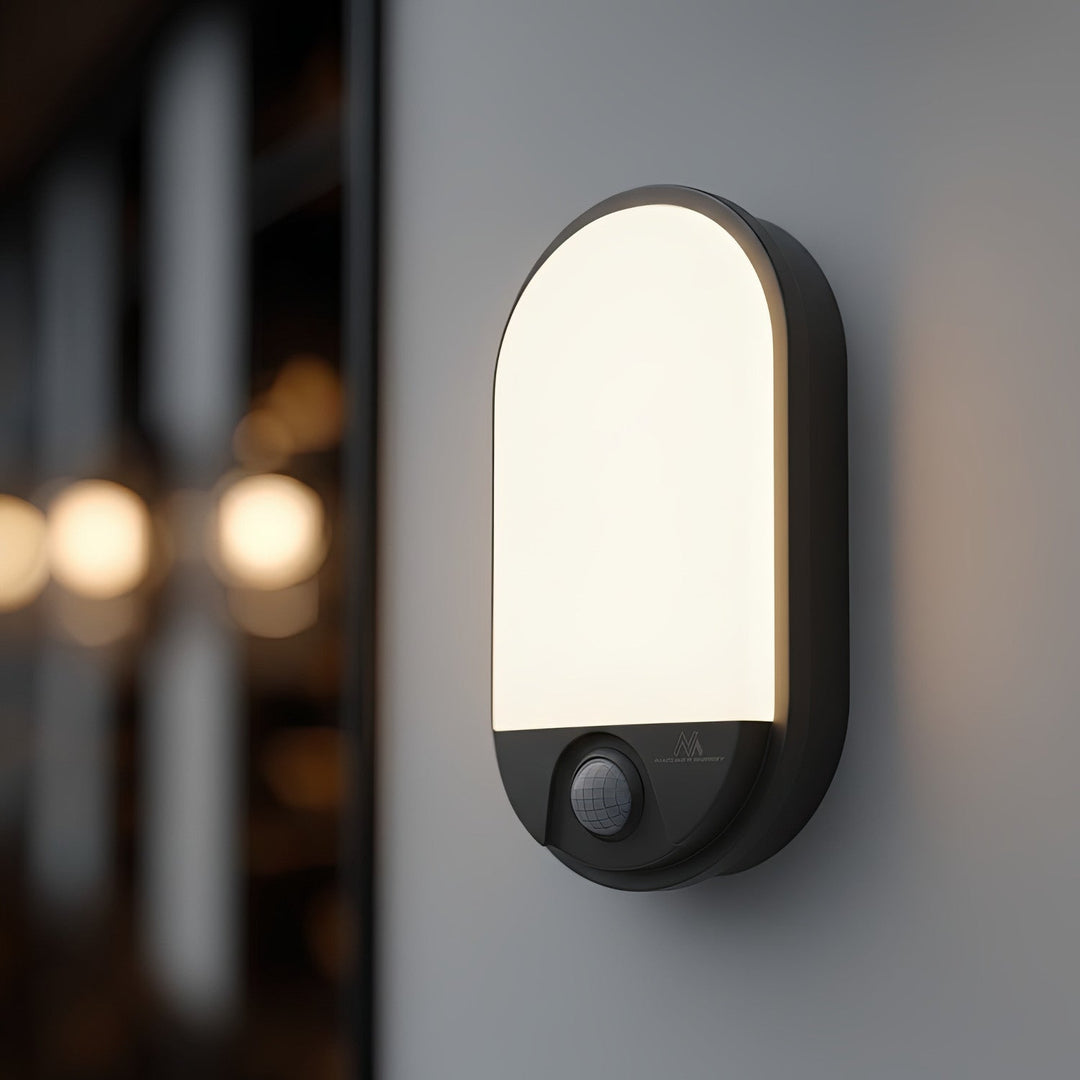 LED lampa s infracrvenim senzorom pokreta MCE340 GR 1100 lm 15 W IP54 Maclean Energy, siva boja, prirodna bijela temperatura boje (4000 K)