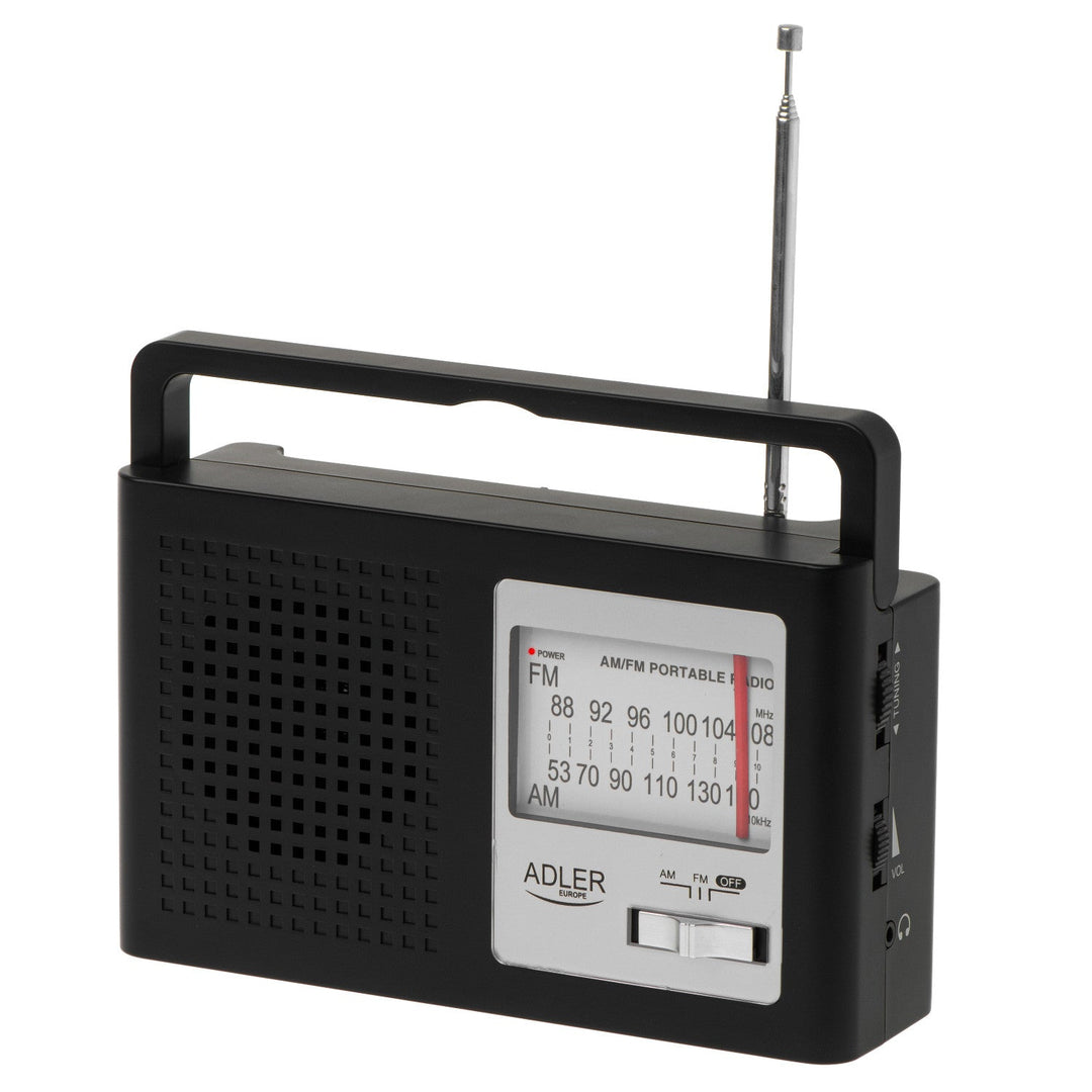 Adler radio, prijenosni, AM i FM, antena, napajanje iz mreže i baterije, AD 1909