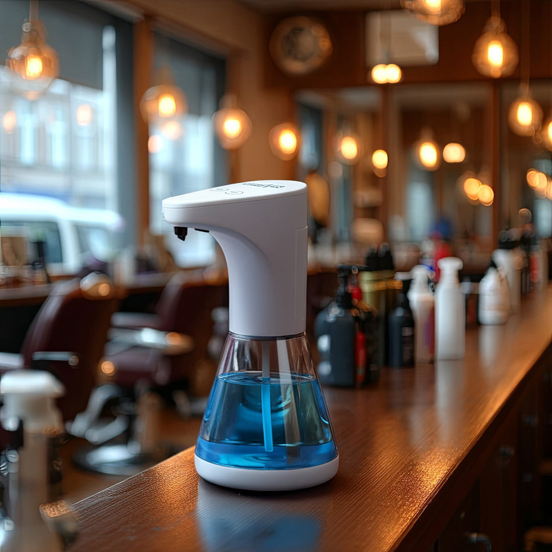 Automatski spremnik-dispenser za tekuća sapuna, dezinfekcijska sredstva i gele Promedix PR-530 480 ml, napajan s 4 AA baterije